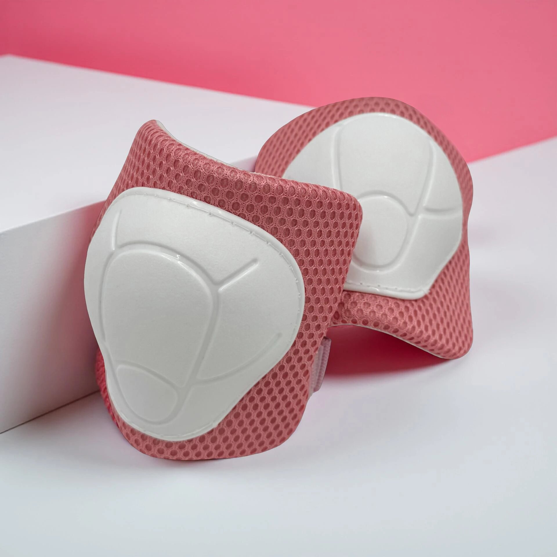 Sada 6 dětských chráničů Skitt, velikost S, Růžová lifestyle 5